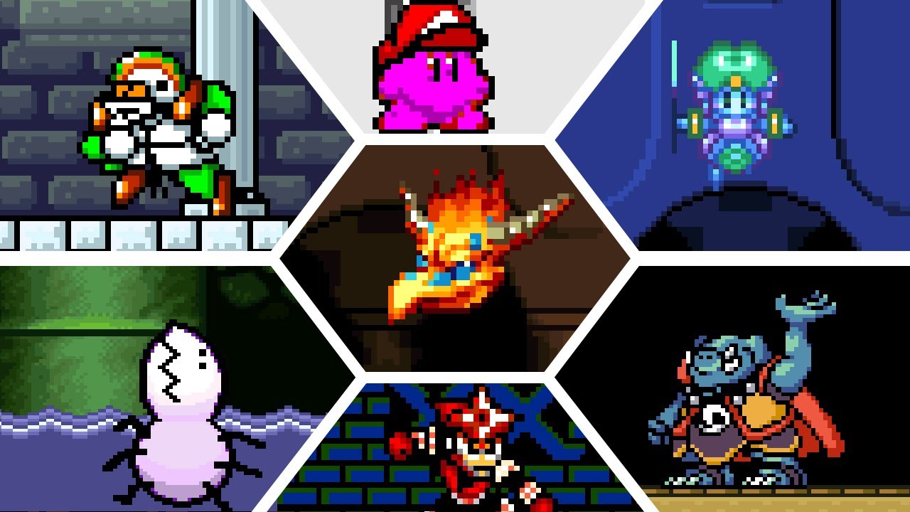 [55Bosses] Super Mario World:Super Boss Colletion - All Bosses (1080p60FPS)