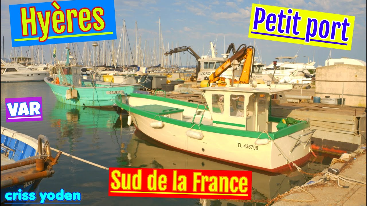 Hyères ; Port Saint-Pierre ; Quai des Pêcheurs ; Vieux Bateaux ; Var ; Région PACA ; France
