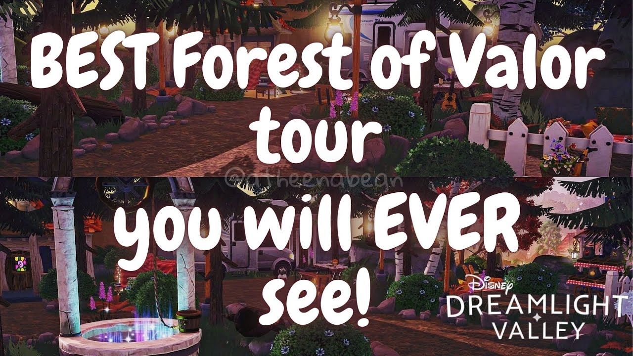 The BEST Forest of Valor build you will EVER see in Disney Dreamlight Valley!
