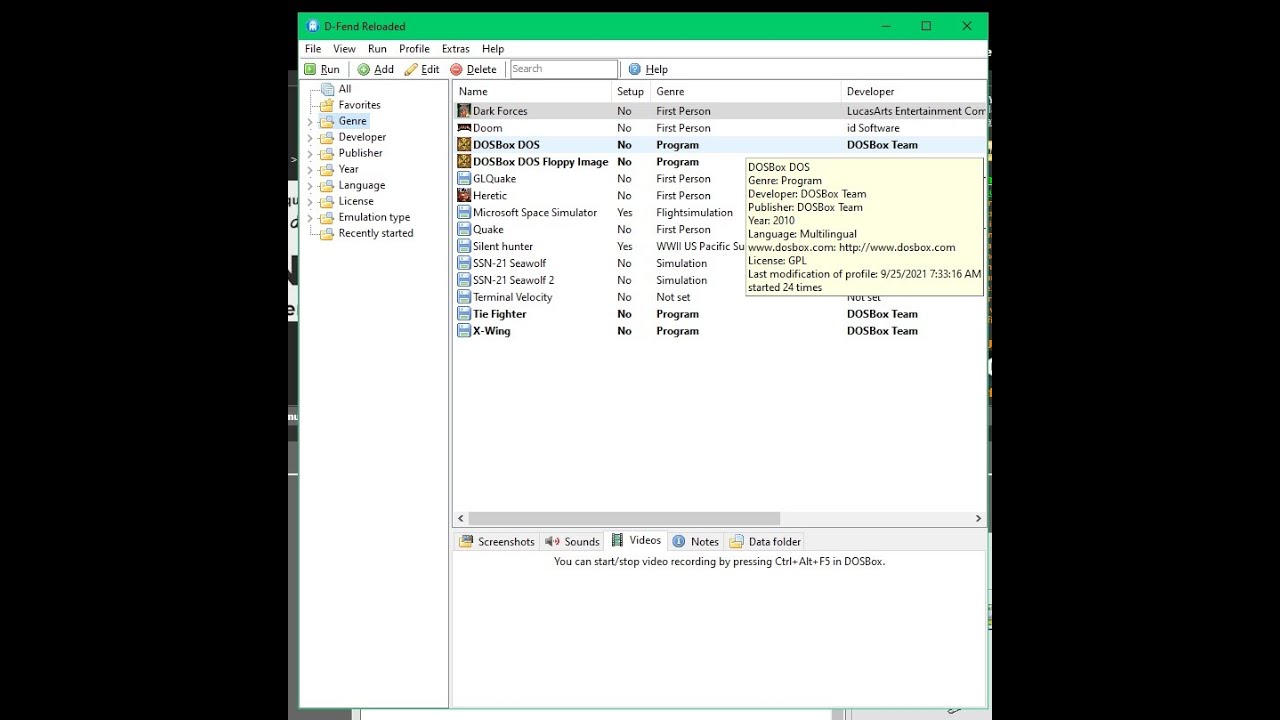 Using D Fend Reloaded to install SHREAL