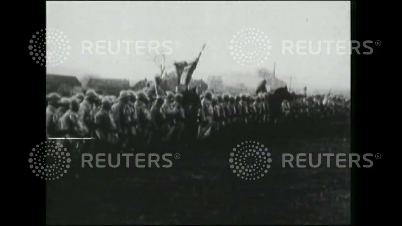 1916 French Army Corps review
