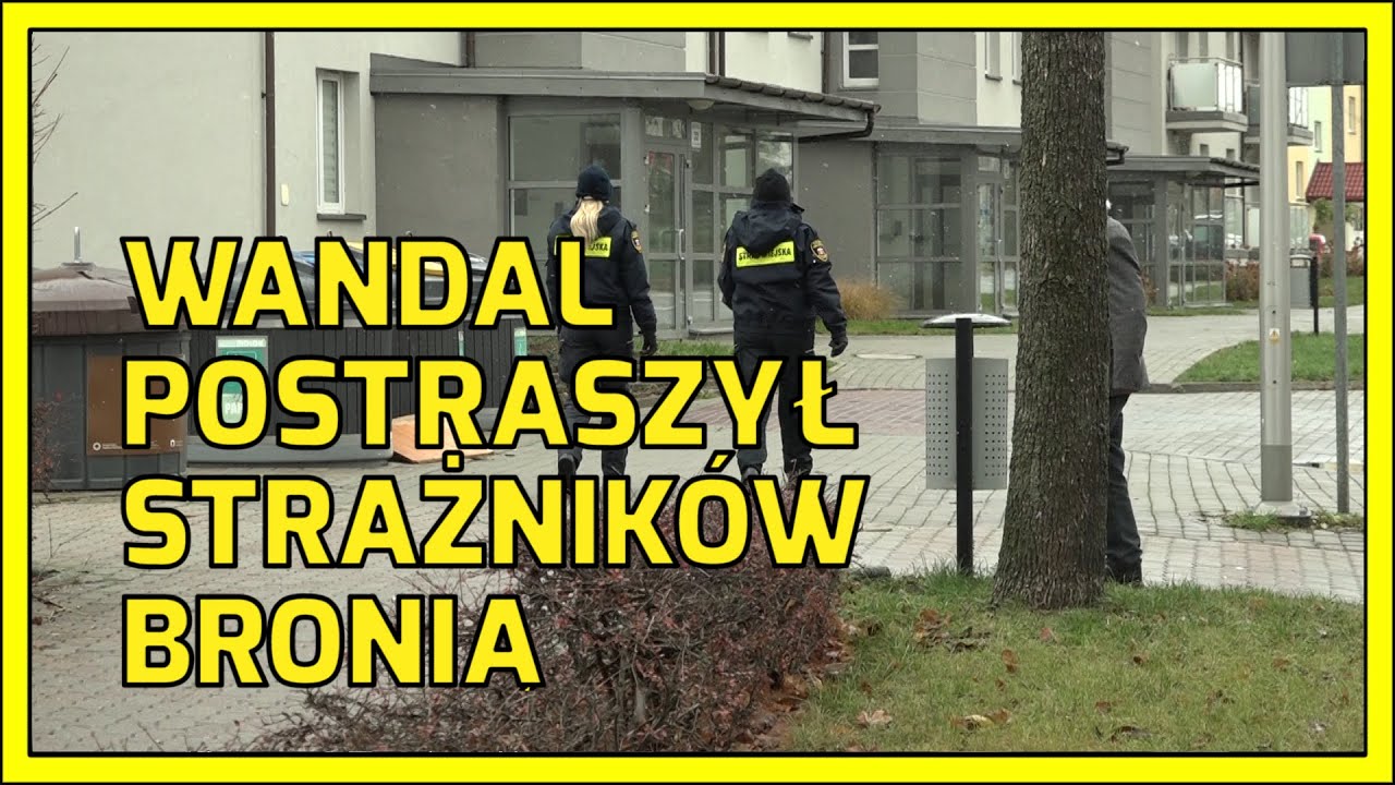 POLKOWICE. Wandal postraszył strażników bronią