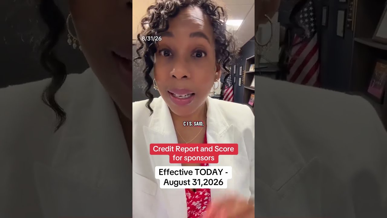 Credit Report and Score for Sponsors
