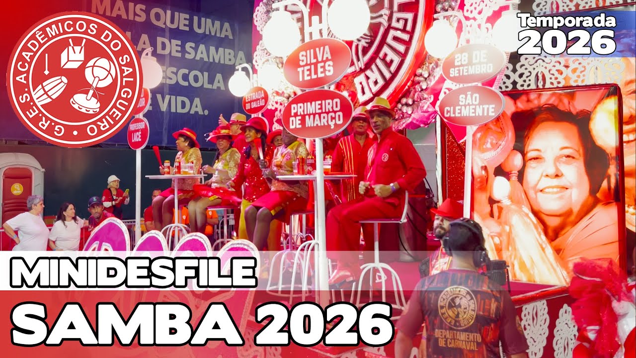 SALGUEIRO 2026 AO VIVO | MINIDESFILE NO DIA NACIONAL DO SAMBA 4K | #DNS2025