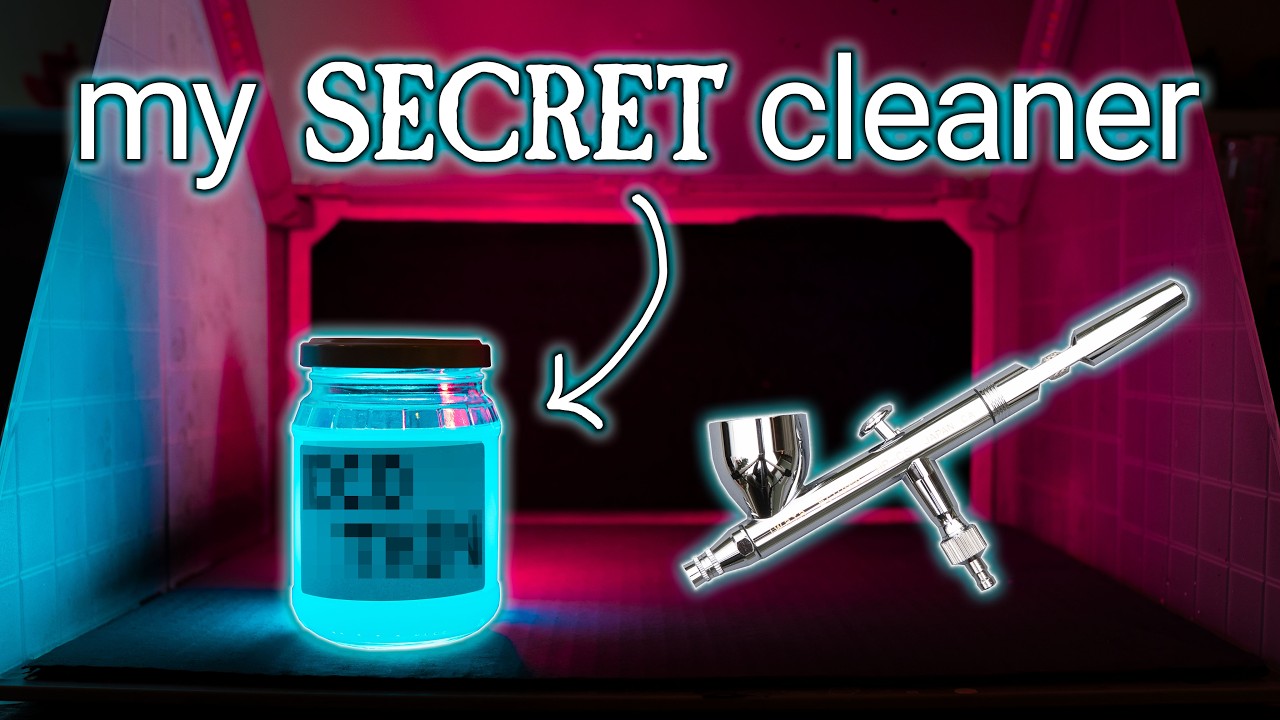 STOP ruining your airbrush! how to PROPERLY clean after big boi paints