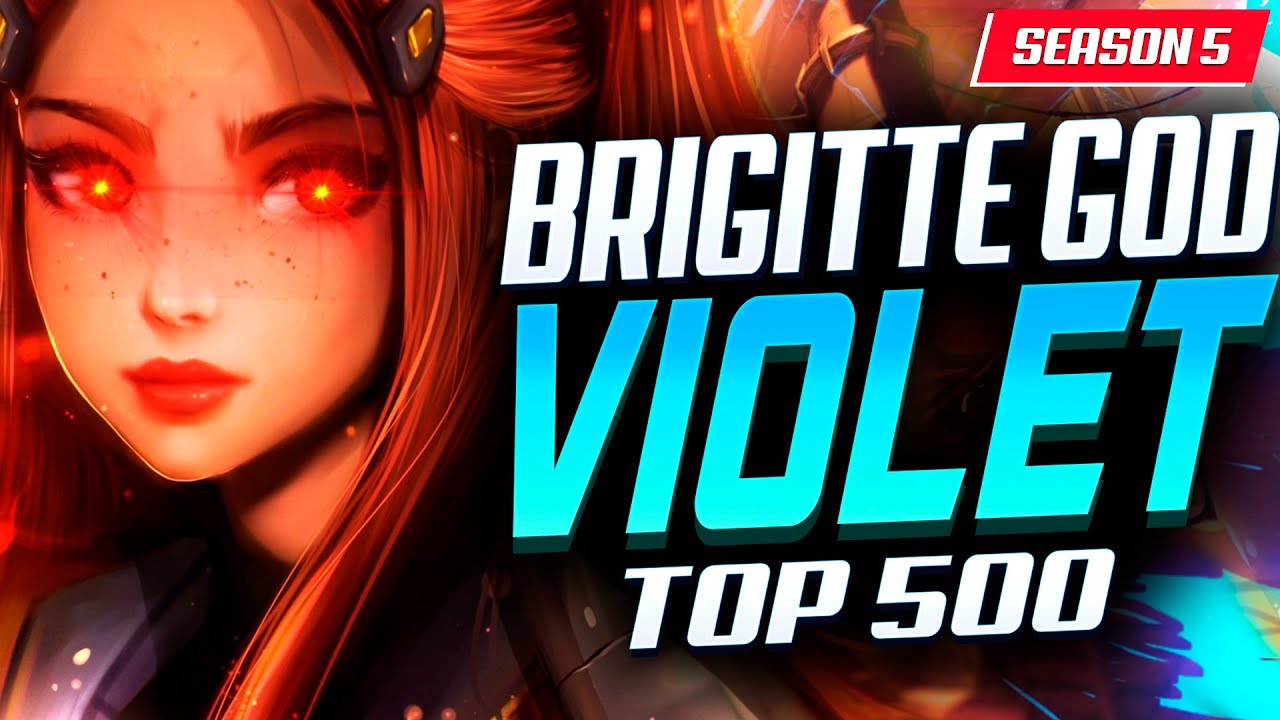 VIOLET #1 BRIGITTE IN THE WORLD! [ OVERWATCH 2 TOP 500 SEASON 5 ]