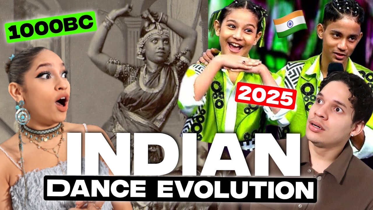 Waleska & Efra React to 'The Evolution of Indian Dance 1000Bc - 2025'