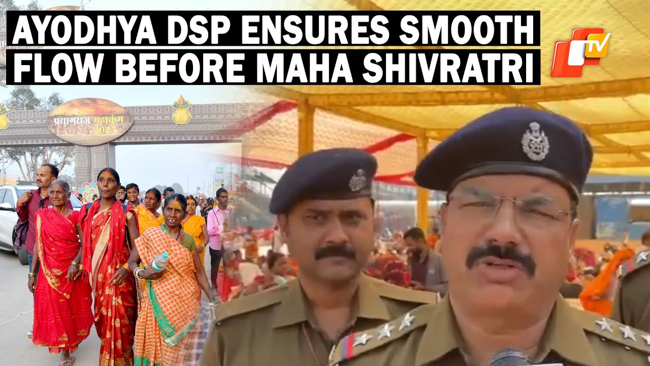 Ayodhya | Crowd Control Tightened At Railway Station Ahead Of Maha Shivratri