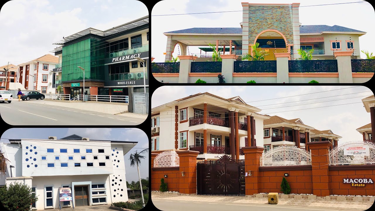 KUMASI AMAKOM | First class buildings, estates, and hotels inside the city | Beautiful and luxurious