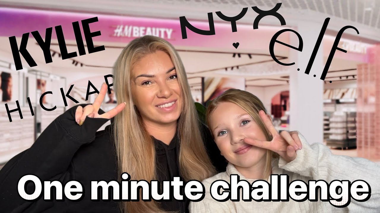 ONE MINUTE CHALLENGE PÅ H&M BEAUTY