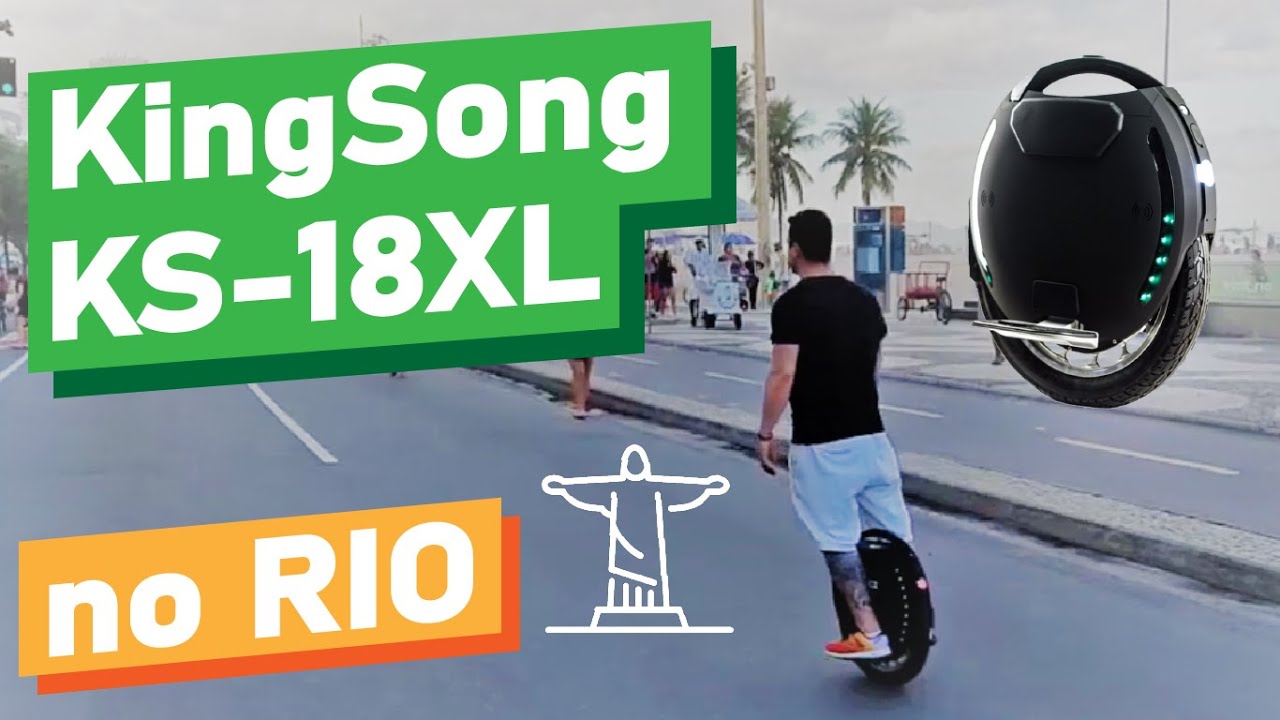 KINGSONG KS18XL no Rio de Janeiro - análise rápida desse incrível Monociclo Elétrico