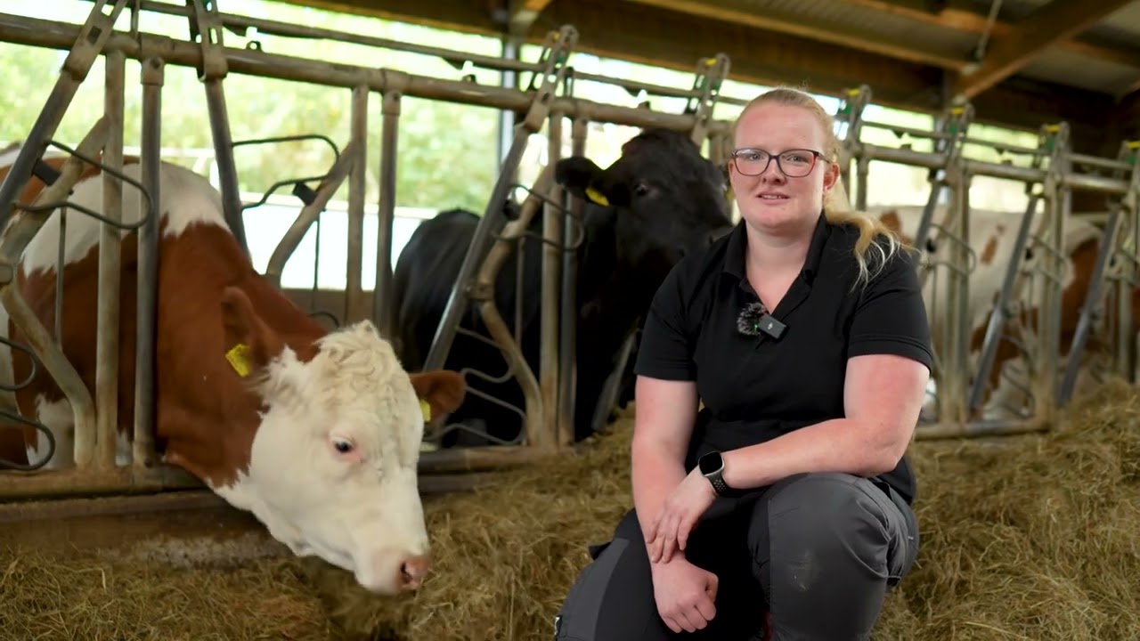 Miriam Becker setzt auf ihrem Betrieb seit drei Jahren auf den Güllezusatzstoff Eminex®