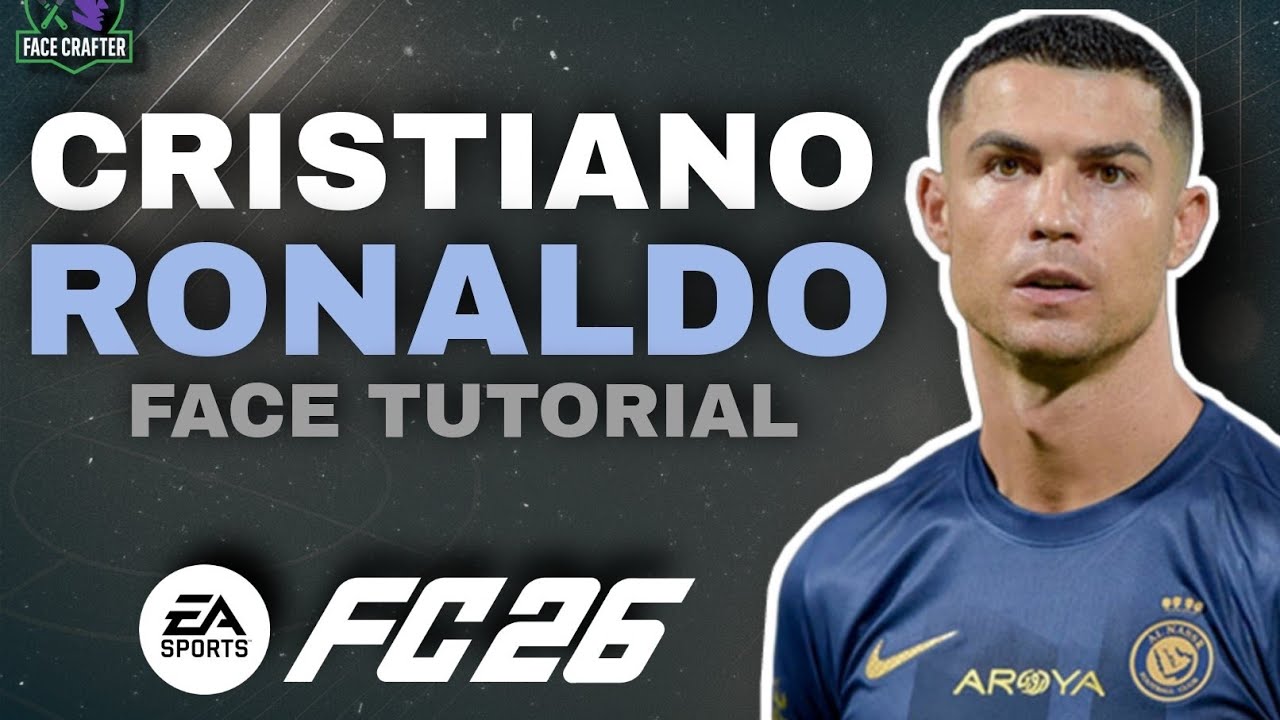 Make Cristiano Ronaldo in EA FC 26 | Cristiano Ronaldo Pro Clubs Face Creation Tutorial FC 26