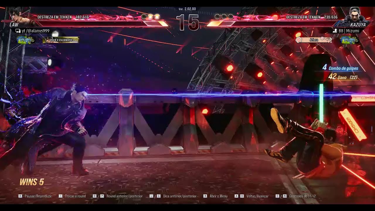 #tekken8 ((Bonus Battle)) alanvs999 Vs B8 | Mizumi 14°バトル