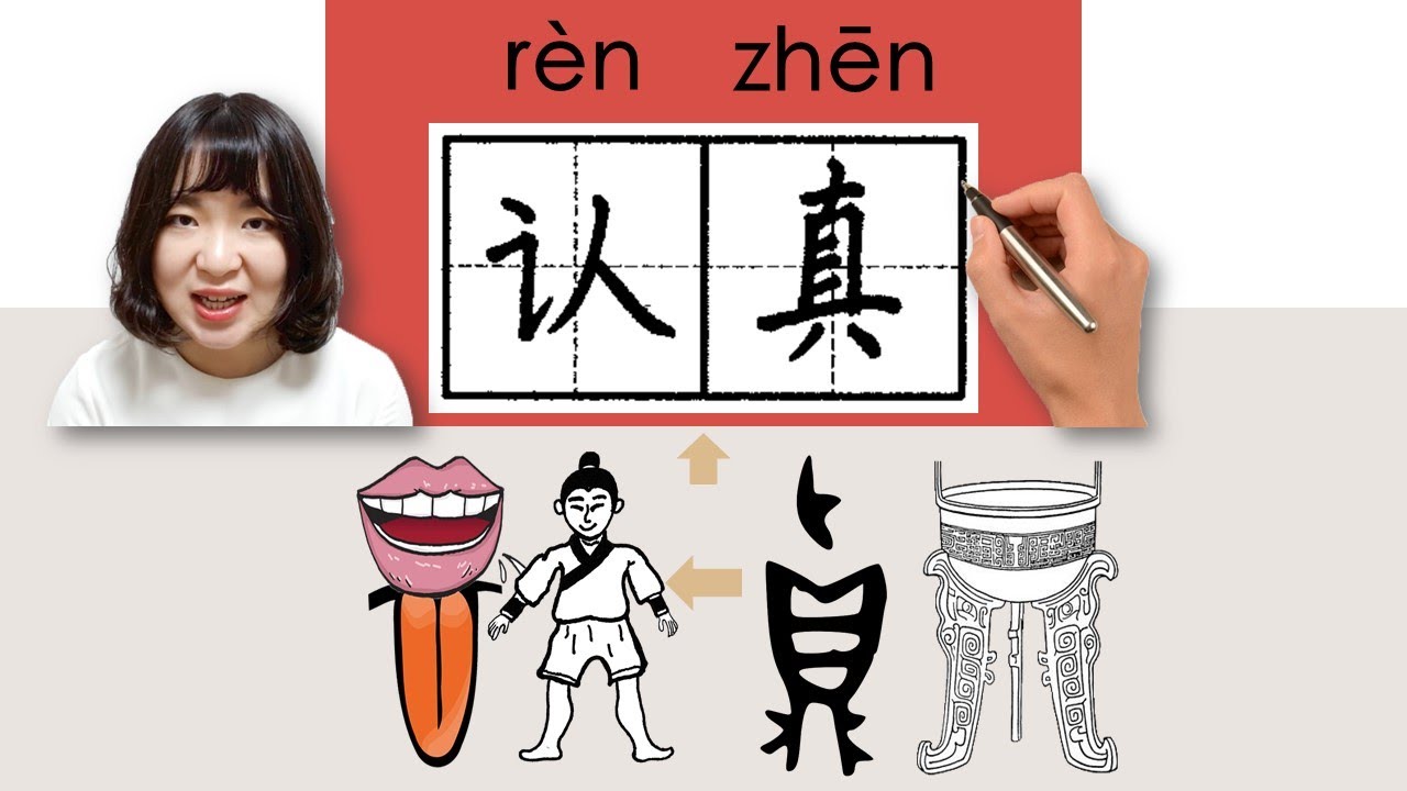 【NEW HSK3】 _#hsk3 _认真/認真/renzhen(serious)How to Pronounce/Say/Write Chinese Vocabulary/Character
