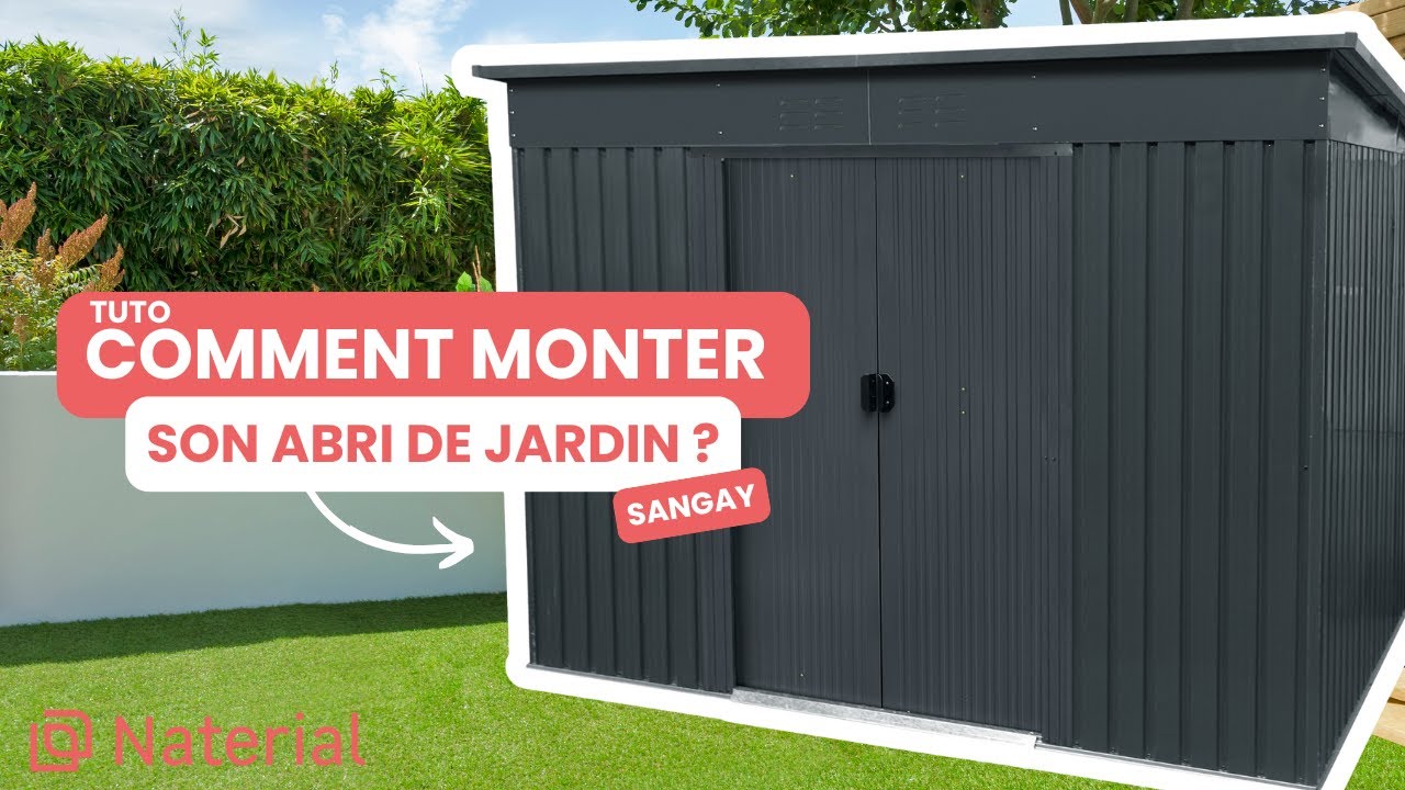 🛠 TUTO | Montage Abri de Jardin Acier 7,70 m² Naterial Sangay | Guide Complet et Facile