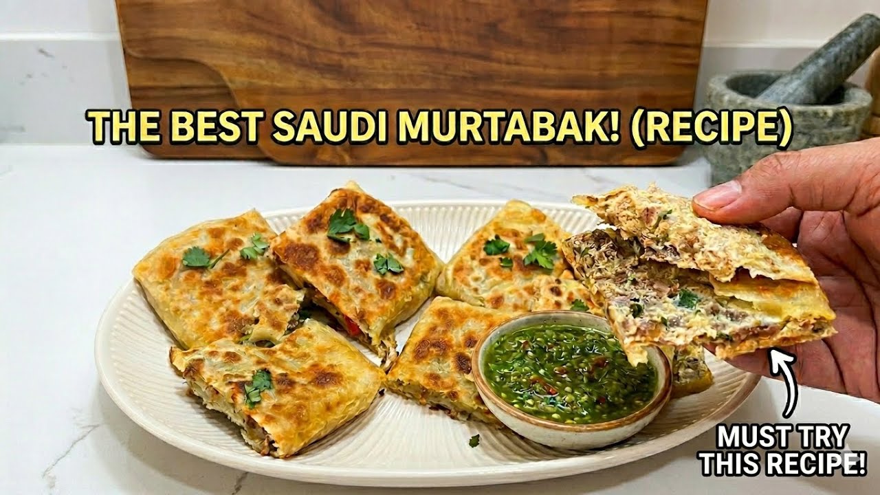 Iftar Mein Banayein Saudi Street Style Murtabak | Crispy & Delicious! 😍