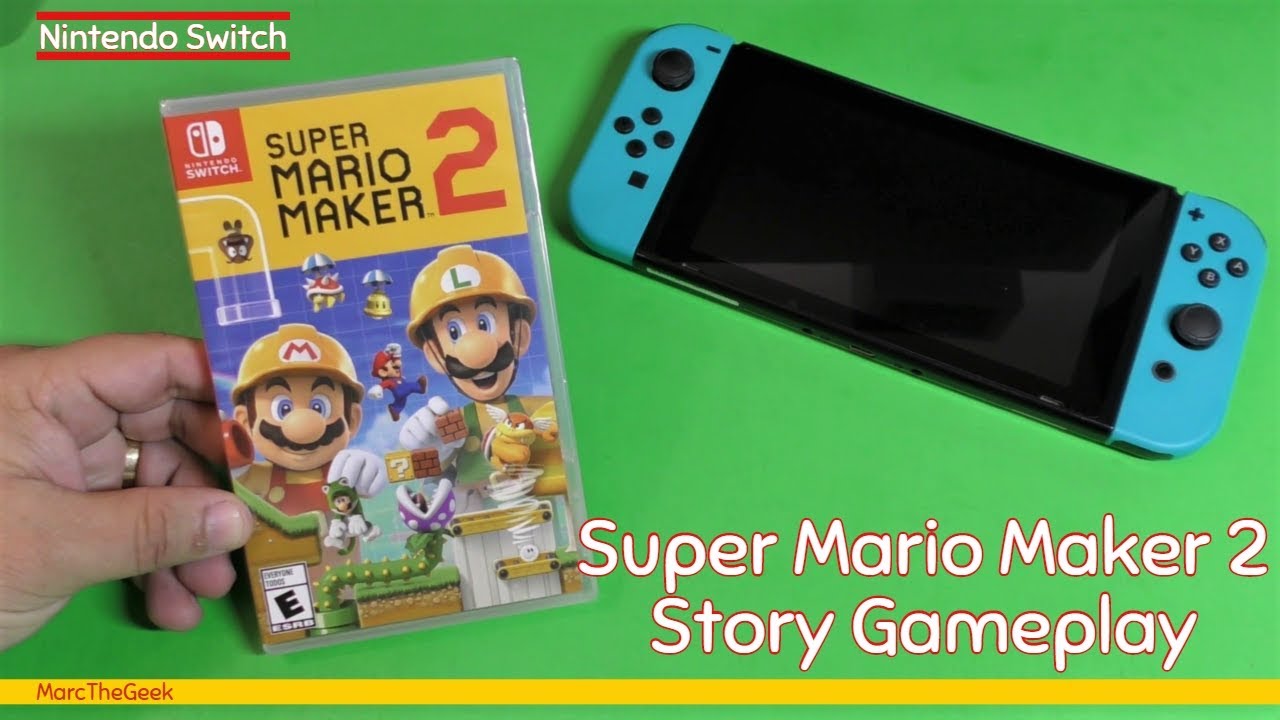 Super Mario Maker 2 Story Gameplay