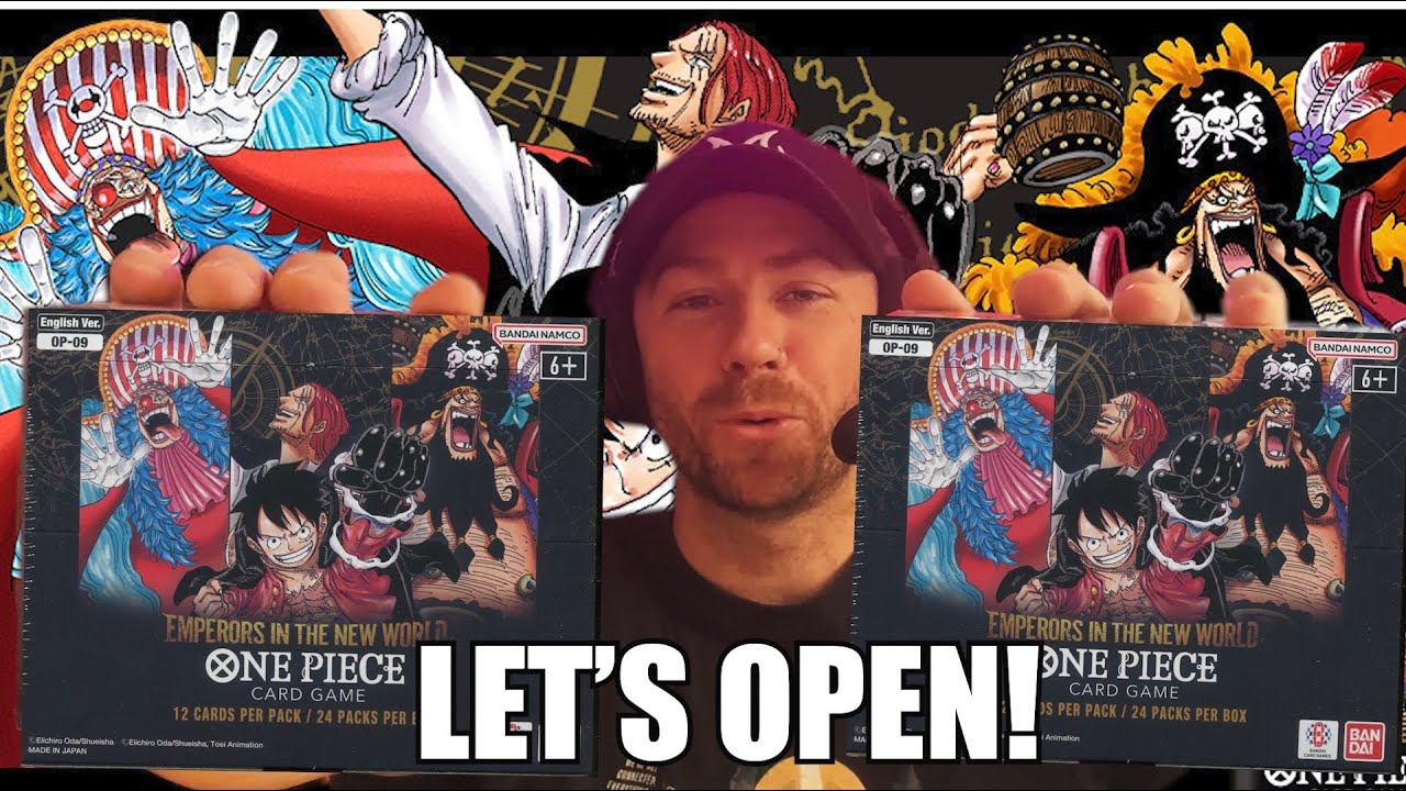 Emperors In The New World Booster Boxes! Such A Hype Set! One Piece Card Game!