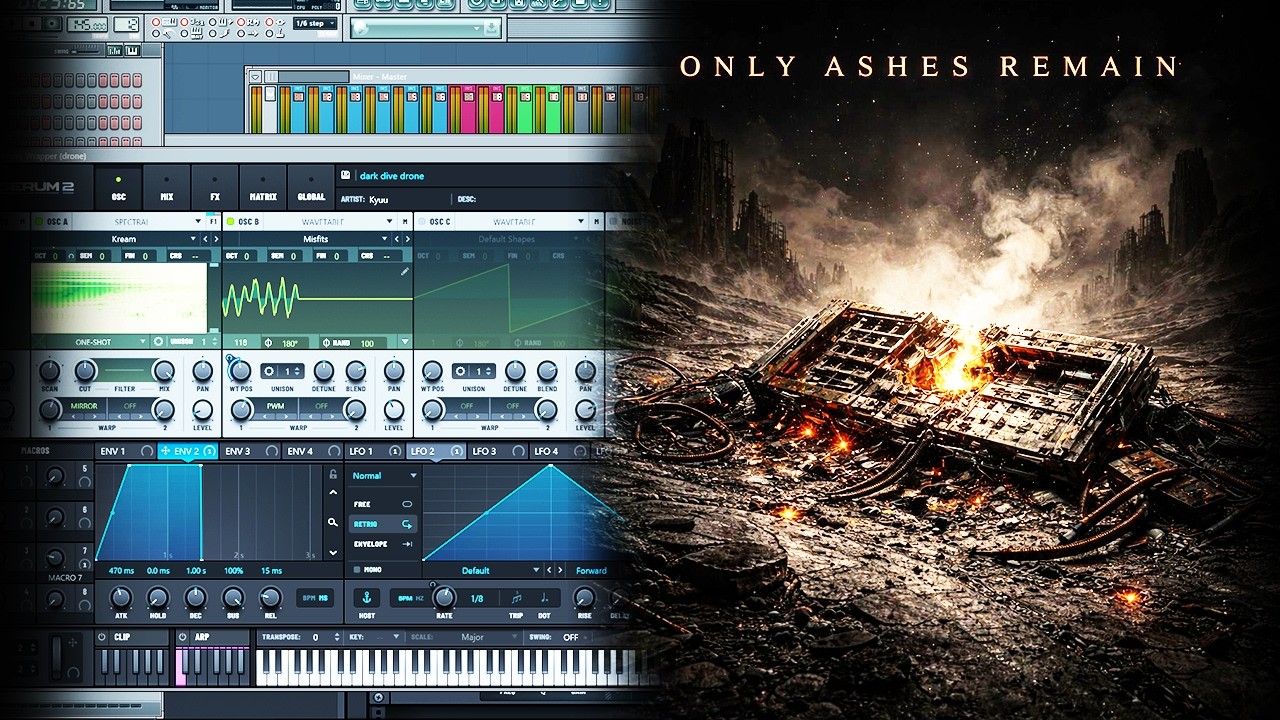 Only Ashes Remain Presets Bank In Serum 2 / DIVA