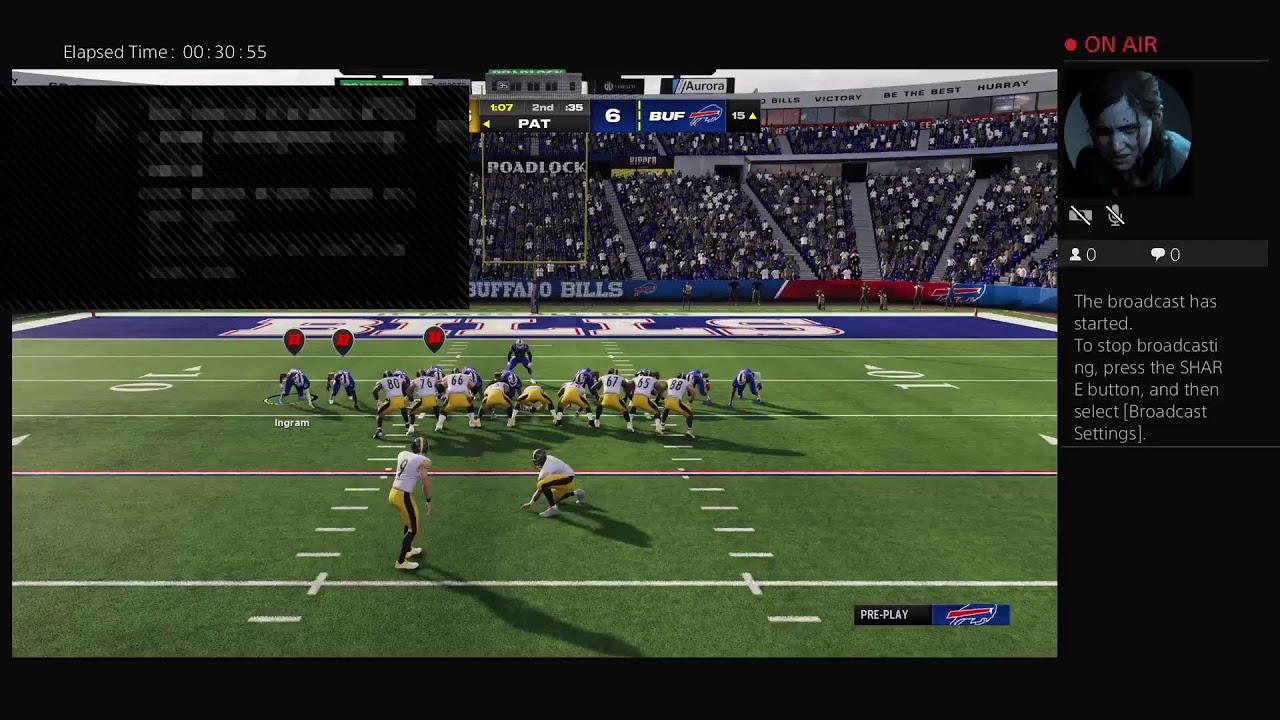 Saturday Night Football (Pittsburgh Steelers at Buffalo Bills)