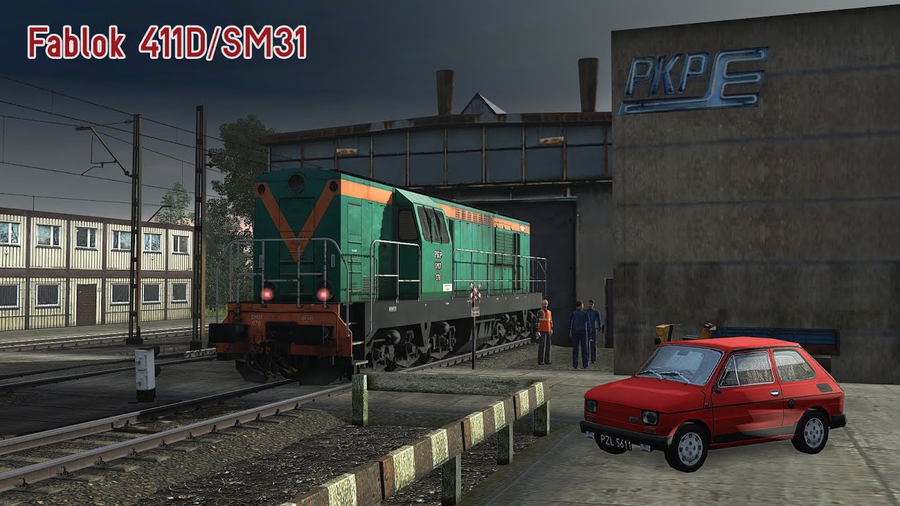 Fablok 411D/SM31 new model for Trainz | Presentation of the Polish shunting locomotive |