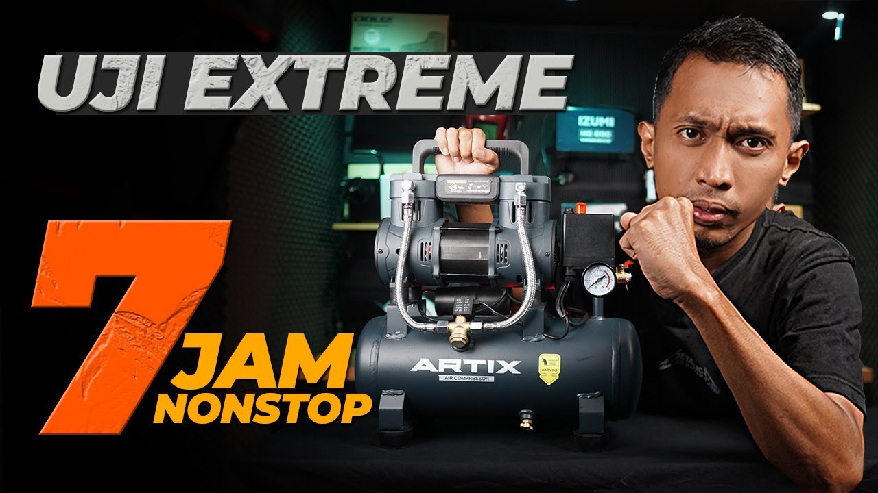 Isi Angin 3x Lebih Cepat ! Kompresor Angin Oilless Super Speed ARTIX OA1009SS