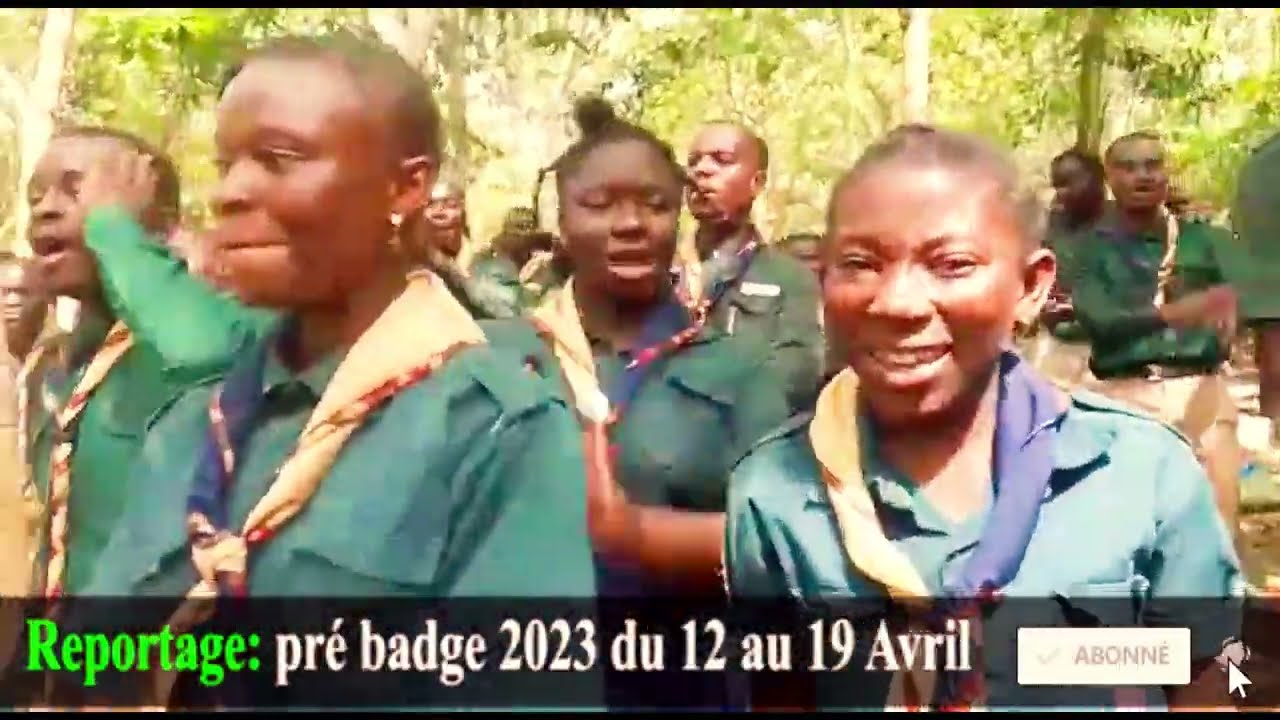 Animation des scouts de l'AEEECI au pré badge 2023