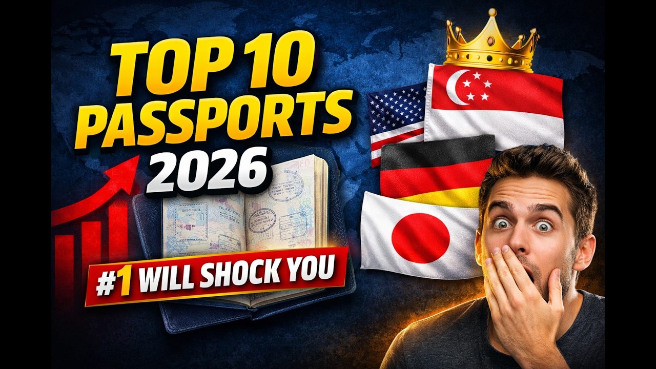 Top 10 Most Powerful Passports in 2026 (Visa-Free Rankings Revealed!)
