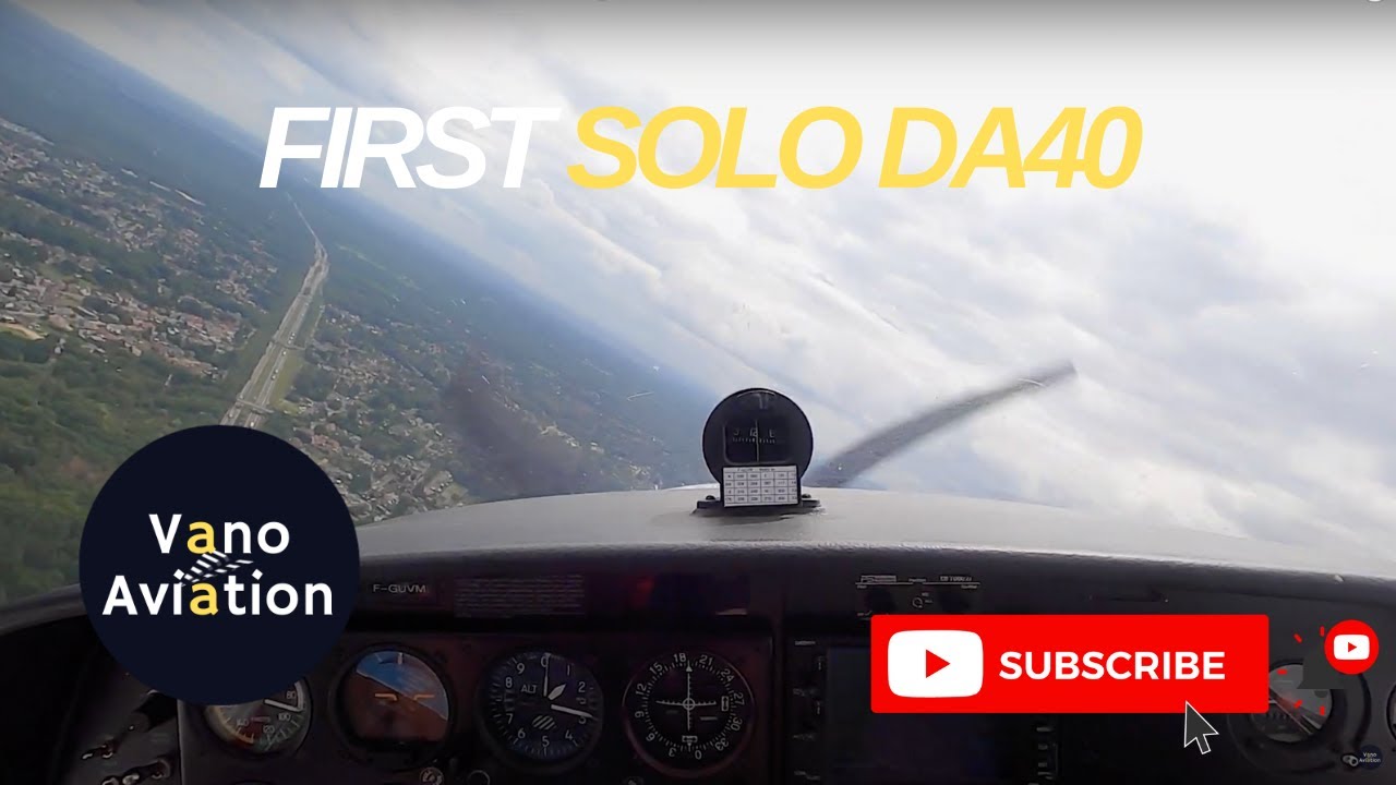 Diamond DA40 / Solo Touch&Go at Genk Zwartberg (EBZW) / NewCAG