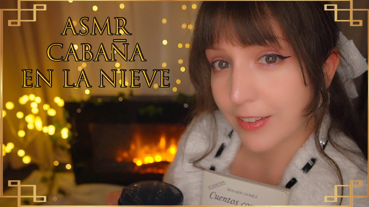 ⭐ASMR Расслабление в СНЕЖНОЙ КОТТЕДЖЕ❅ [Субтитры] Уход и Ласки для СНА💨
