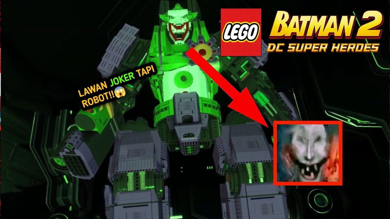 MARKAS BATMAN HANCUR, LAWAN ROBOT JOKER! || LEGO BATMAN 2 DC SUPER HEROES #4 || INDONESIA