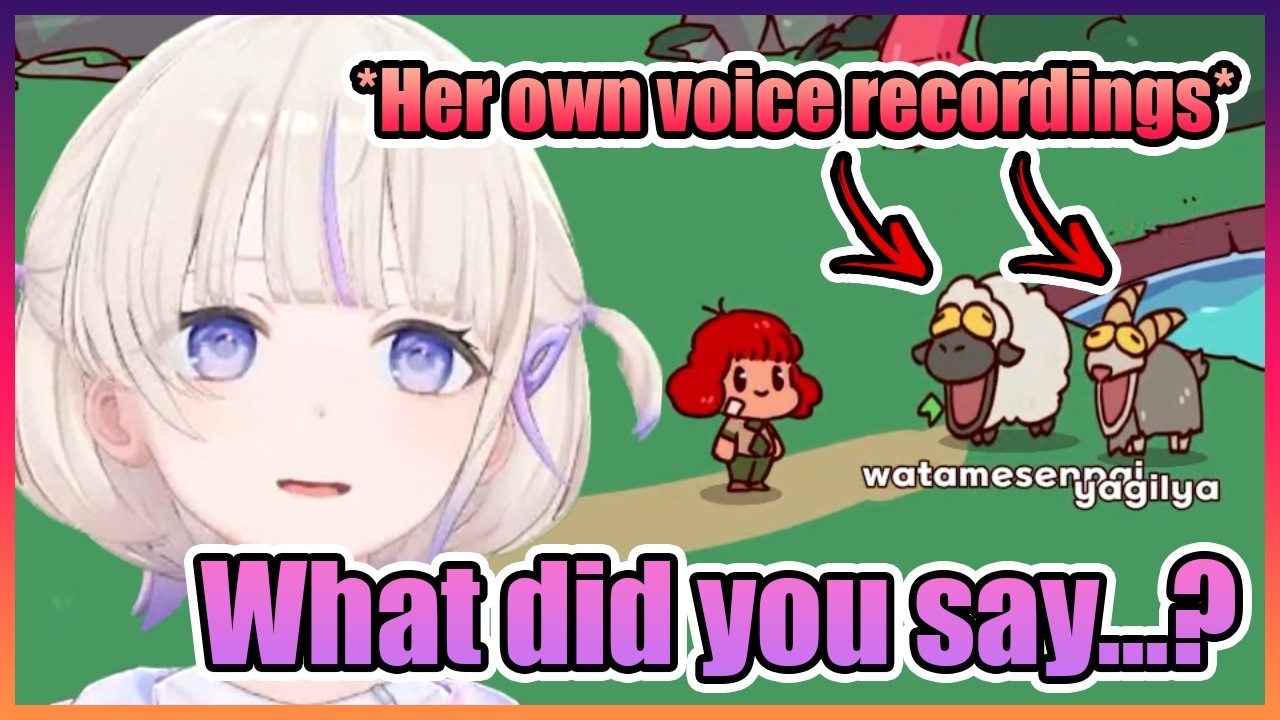 Even Hajime Can’t Understand Her Own Voice Recording【Hololive】