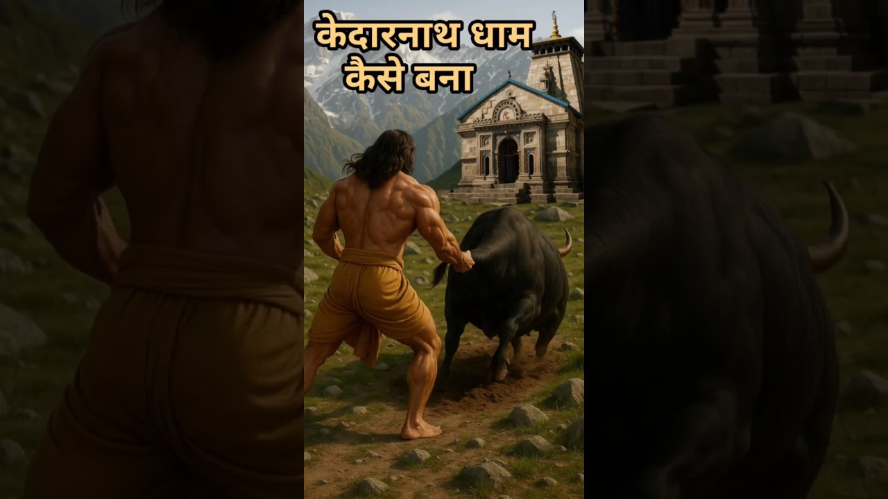 How kedarnath dham was built #kedarnath #kedarnathdham #shorts #kedarnathyatra
