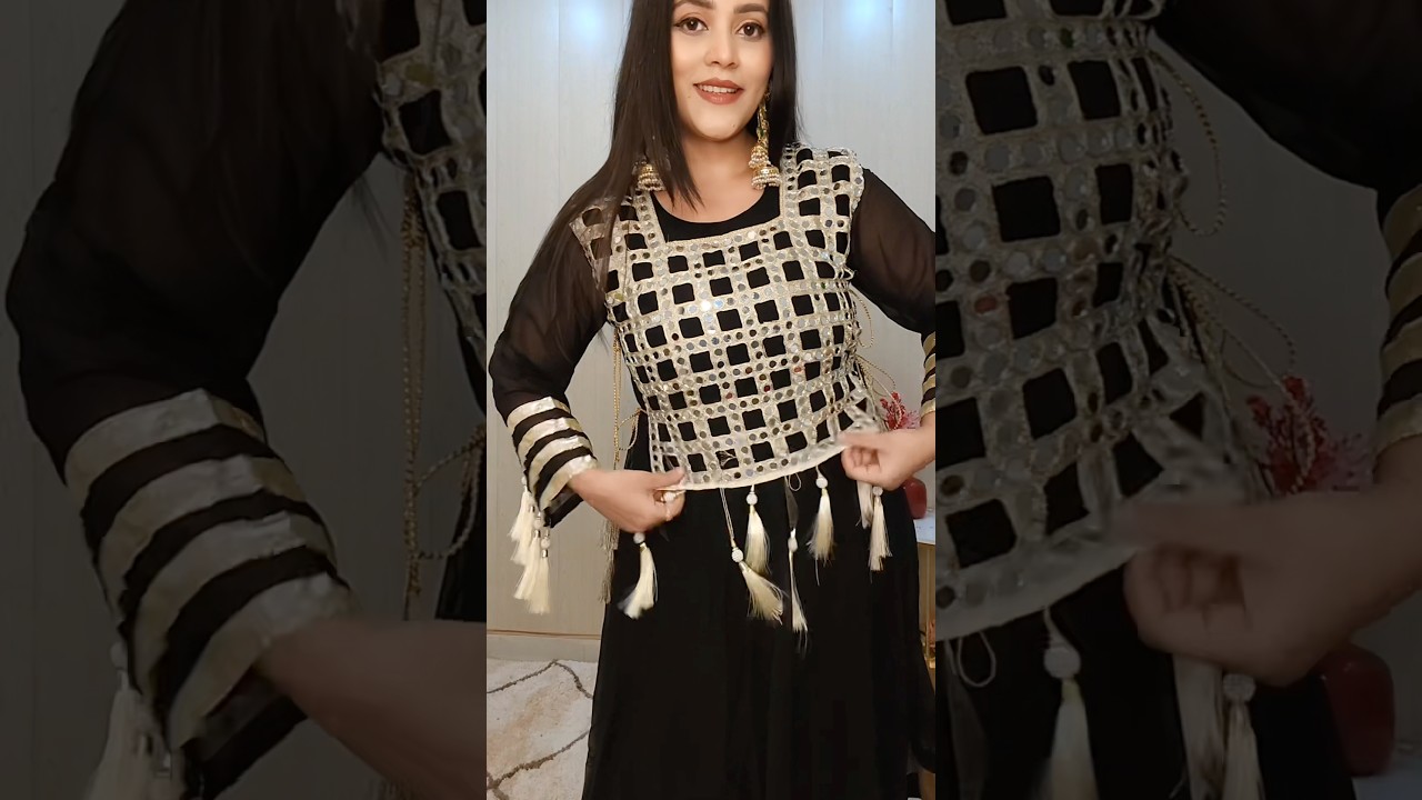 Meesho Morror Work Jacket Anarkali #shorts #ytshorts #trending #viral #meesho