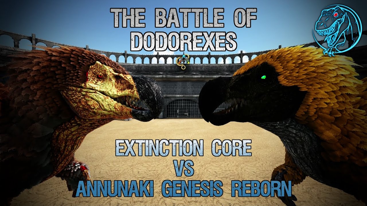 The Battle of DodoRexes - Extinction Core vs. Annunaki Genesis Reborn | ARK Dino Battle 🦎