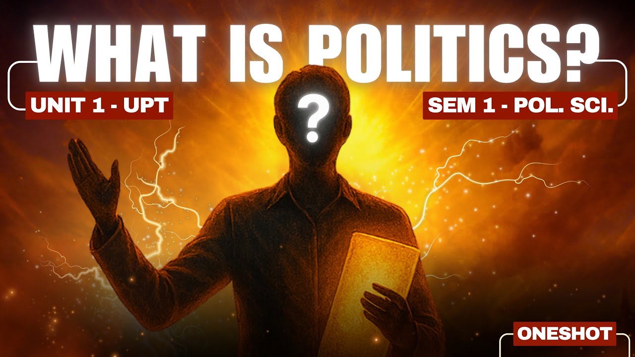What is Politics? | BA 1st Year | Political Theory BA 1st Year | Understanding Political Theory | DU