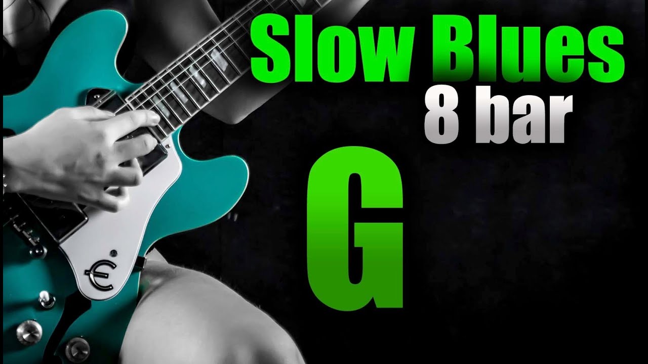 Blues Backing Track Jam - Ice B. - Slow Blues 8 bar - Chicago Blues