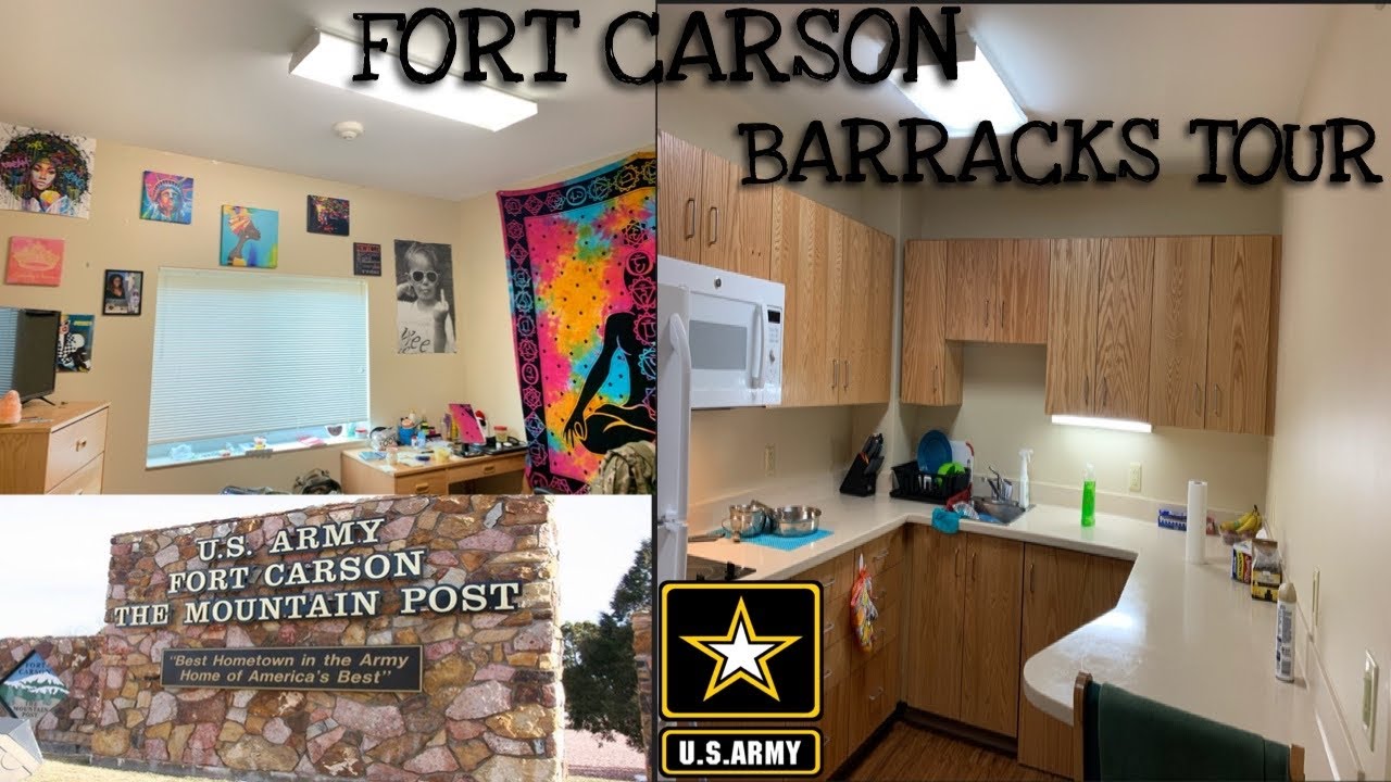 FORT CARSON BARRACKS TOUR | MILITARY ROOM SETUP