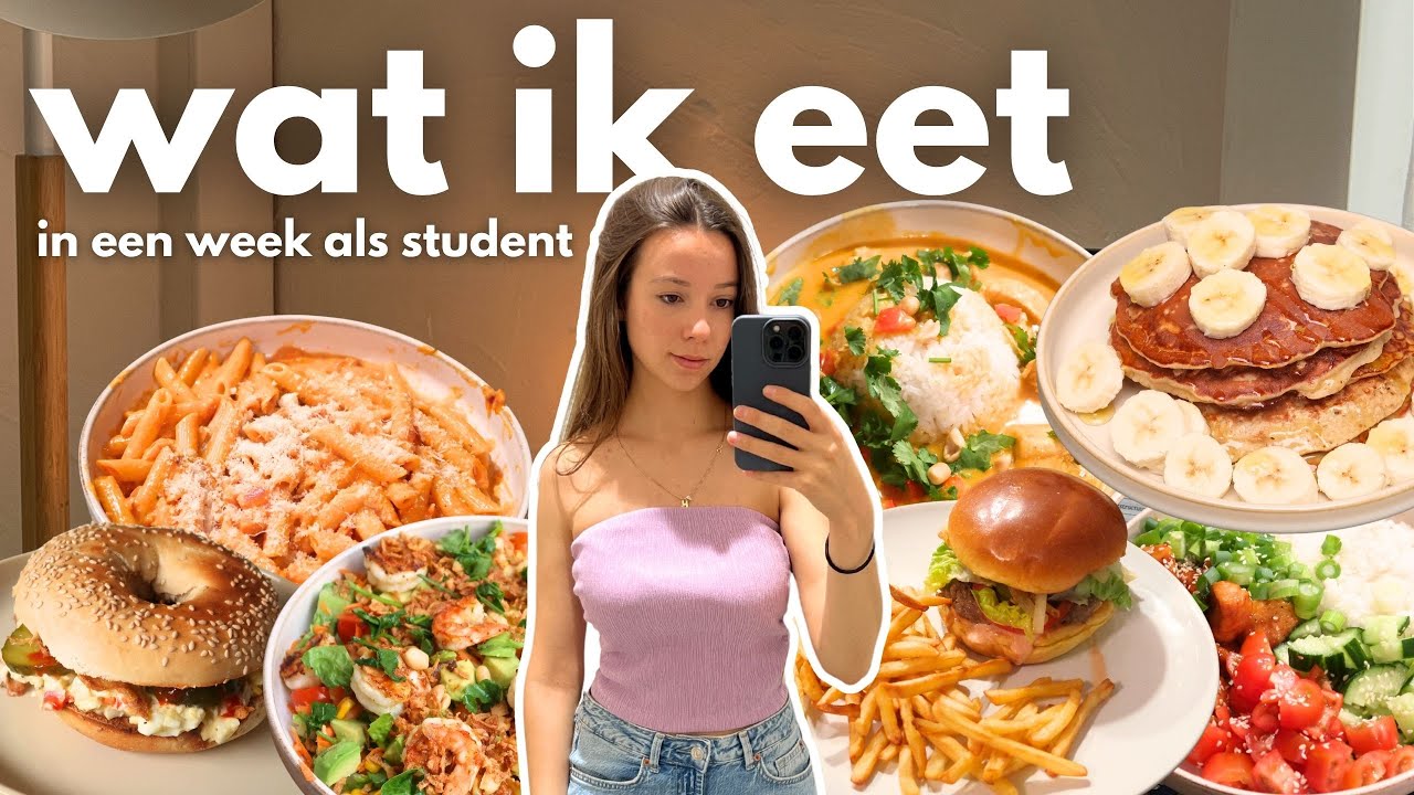 Wat ik eet in een week als student | simpele en gezonde recepten