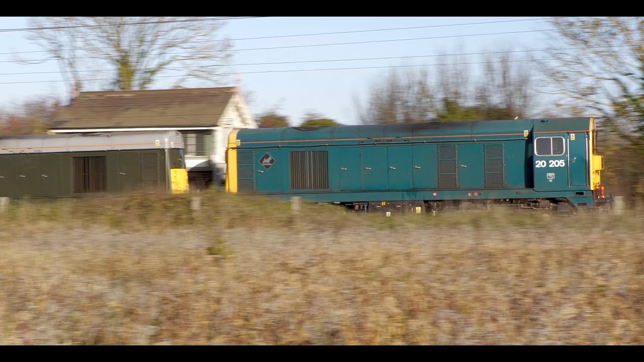 Old diesels, steam and 3rd rail EMU’s through Retford, November 2025