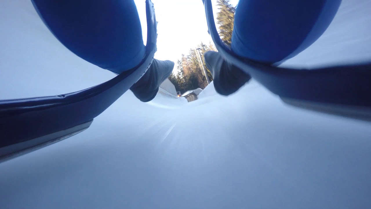 Michael Lejsek not a perfect run in Igls.