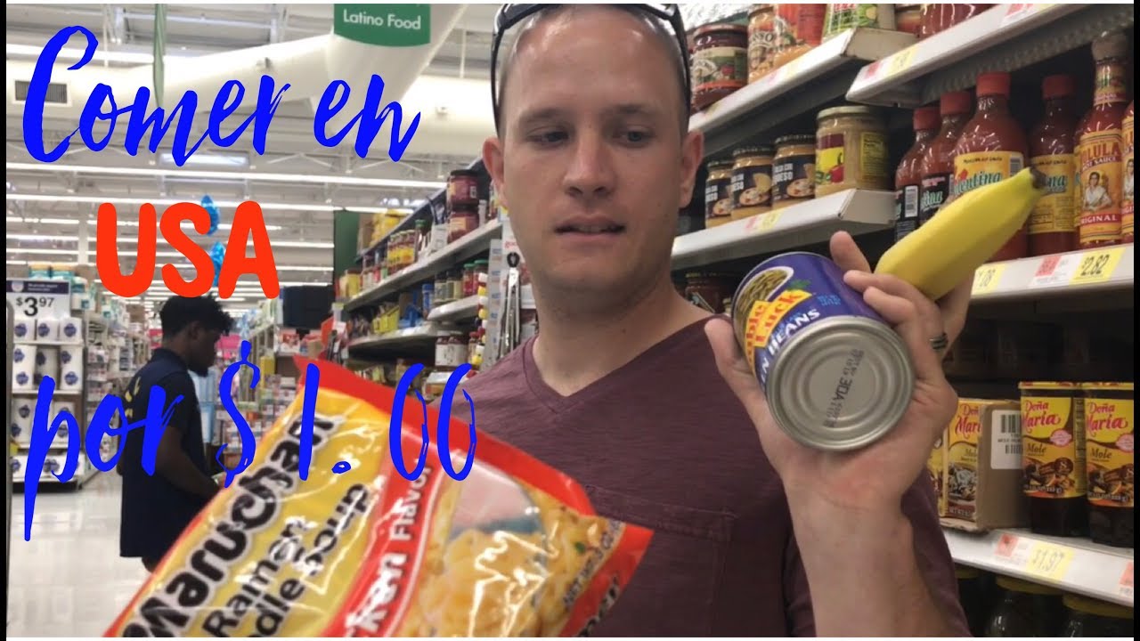 COMER EN USA POR $1.00 ? |COMPRAR EN SUPERMERCADOS Y RESTAURANTES CON $1.00 ? ( Taxes = impuestos)