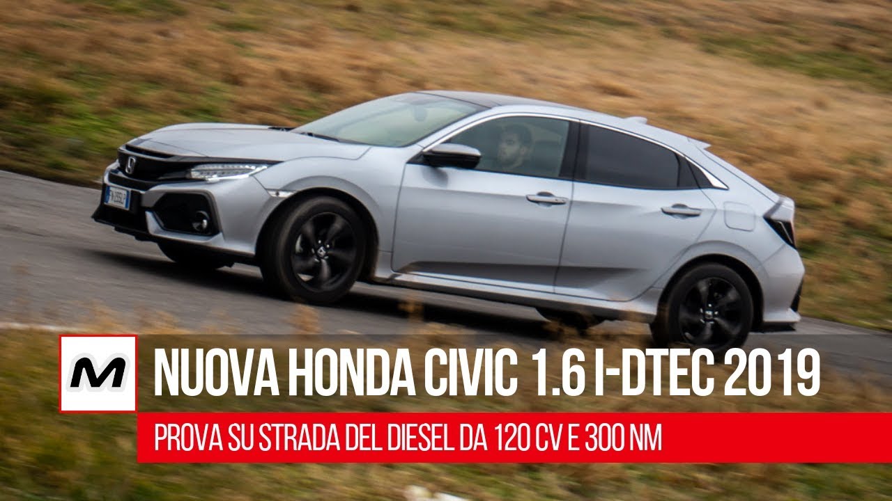 Honda Civic 1.6 i-DTEC Diesel 120 Cv | Prova su strada del nuovo motore a gasolio