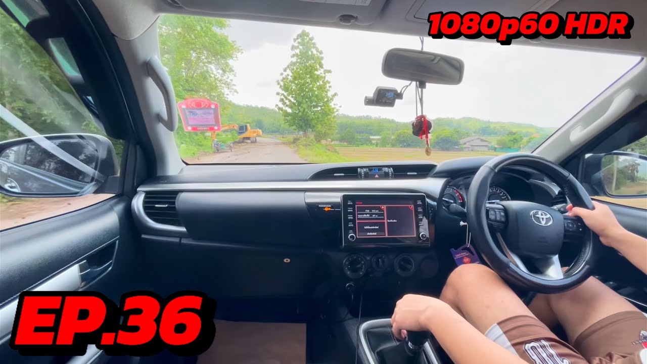 EP.36 | TOYOTA HILUX REVO 2.4 M/T | My house is 9 kilometers away - POV Drive [1080p60 HDR]