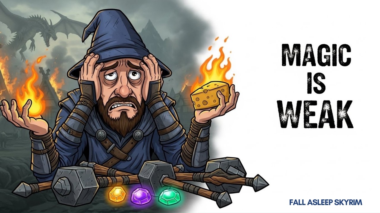 15 BRUTALLY Honest TRUTHS About Skyrim's Magic | Fall Asleep Skyrim