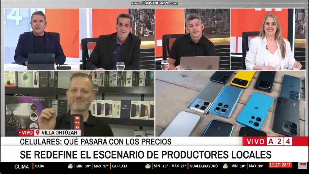Nota Servibaires A24 America Baja de aranceles telefonos celulares y mas sobre ventas