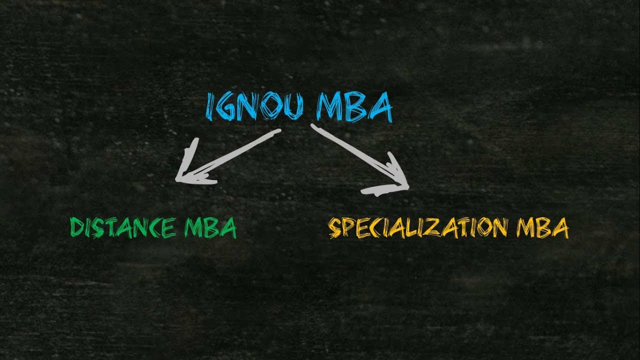 Types of MBA offered by IGNOU
