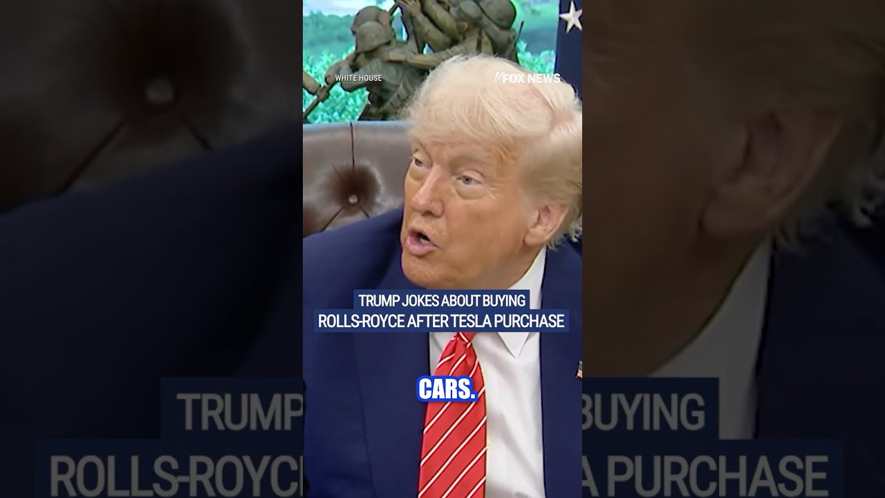 Trump asked whether he may buy a Rolls-Royce after UK trade deal #uk #trump #news #tesla #shorts