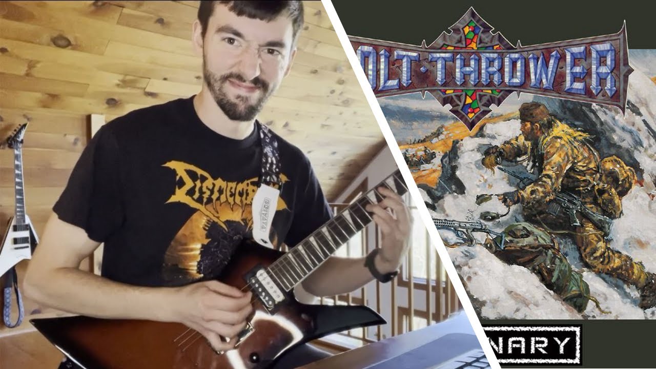 Bolt Thrower - Mercenary (one-take guitar cover)